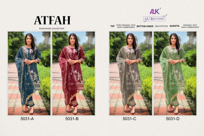 Alk Khushbu Atfah Vol 1 Organza Pakistani Readymade Suits
